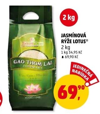 Jasmínová rýže Lotus Rice