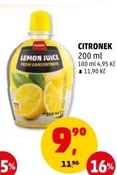 Koncentrát Citronek Penny