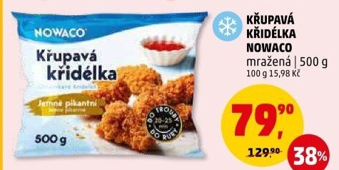 Křupavá křidélka mražená Nowaco