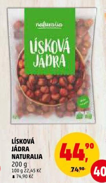 Lískové ořechy Naturalia