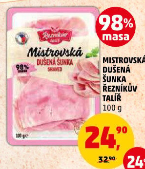 Mistrovská dušená šunka Řezníkův talíř