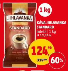 Mletá káva Standard Jihlavanka