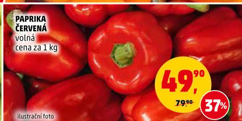 Paprika červená