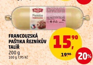 Paštika francouzská Řezníkův talíř