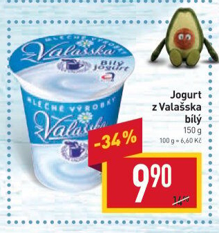 Bílý jogurt z Valašska Mlékárna Valašské Meziříčí