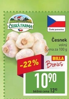 Česnek Česká farma