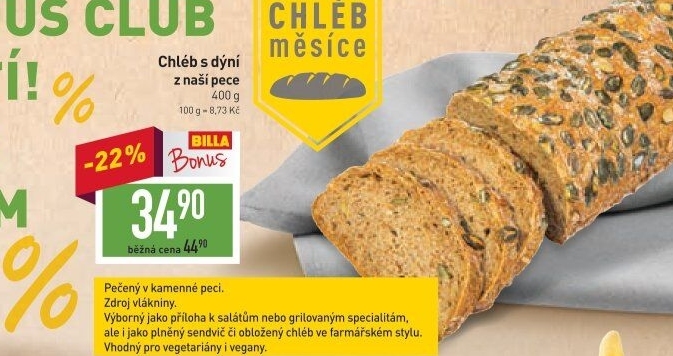 Chléb dýňový
