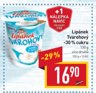 Dezert Lipánek tvarohový Madeta