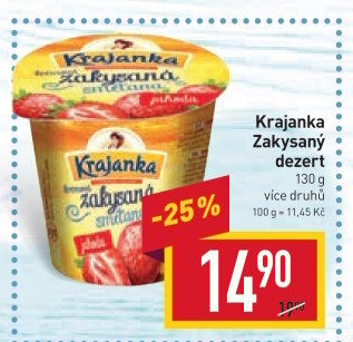 Dezert zakysaný Krajanka