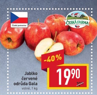 Jablka Gala Česká Farma