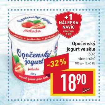 Jogurt ochucený Opočenský Bohemilk