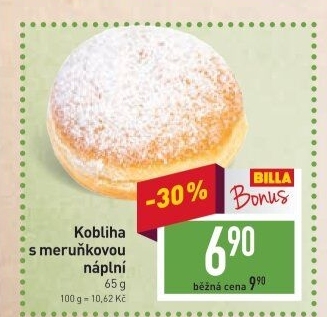 Kobliha s ovocnou náplní