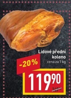 Koleno vepřové přední Lidové