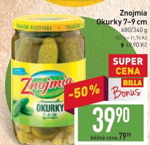 Okurky Znojmia