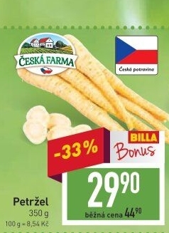 Petržel Česká farma