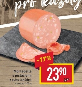 Salám Mortadella s pistáciemi