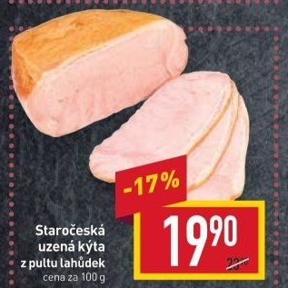 Staročeská kýta uzená