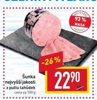Šunka nejvyšší jakosti