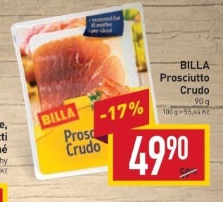 Šunka Prosciutto Crudo Billa