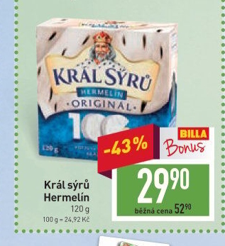 Sýr Hermelín Král sýrů
