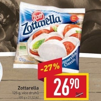 Sýr Zottarella Zott