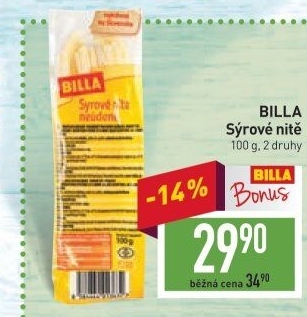 Sýrové nitě Billa