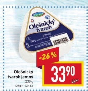 Tvaroh jemný Olešnický Moravia