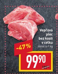 Vepřová plec bez kosti