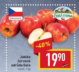 Jablka Gala Česká Farma