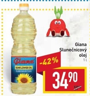Slunečnicový olej Giana