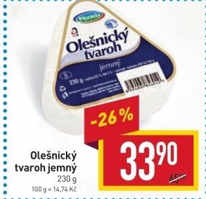 Tvaroh jemný Olešnický Moravia