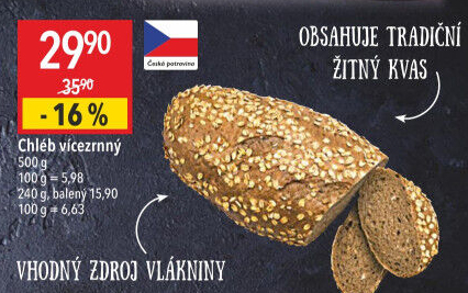 Chléb vícezrnný