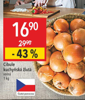 Cibule kuchyňská žlutá