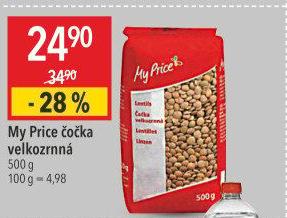 Čočka velkozrnná My Price