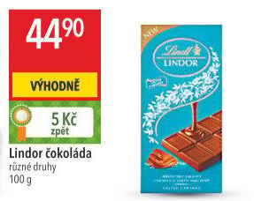Čokoláda Lindor Lindt