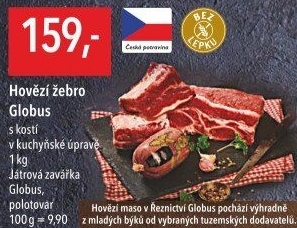Hovězí žebra s kostí Globus