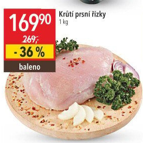 Krůtí prsní řízky