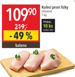 Kuřecí prsní řízky