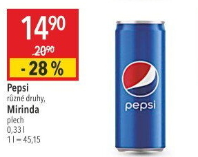 Limonáda Pepsi