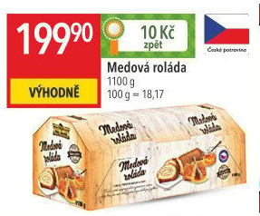 Medová roláda Můj dortík