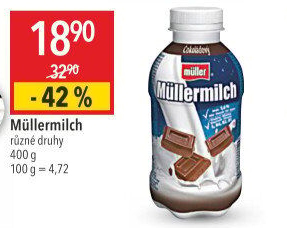 Nápoj mléčný Müllermilch Müller