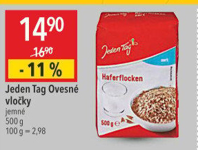 Ovesné vločky Jeden Tag