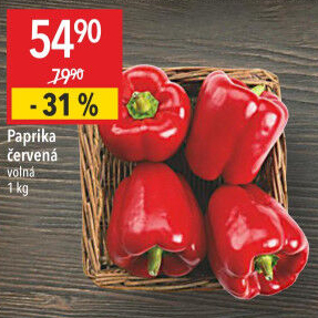 Paprika červená