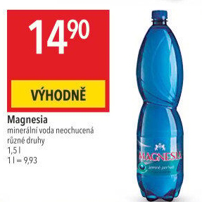 Přírodní voda Magnesia