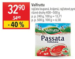Pyré rajčatové Valfrutta