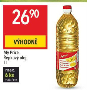 Řepkový olej My Price