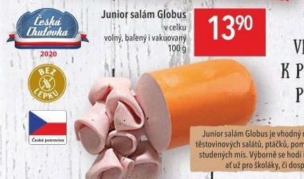Salám Junior Globus