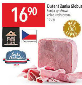 Šunka dušená výběrová Globus