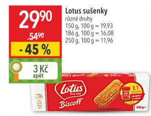 Sušenky Biscoff Lotus