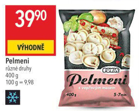 Těstoviny plněnémražené Pelmeni Povar